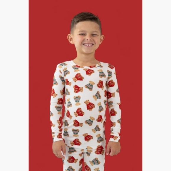 🎄Dream Big Little Co Bear Christmas Pajama Set 12-18 18-24 months 2T 3T 4T - Picture 1 of 3